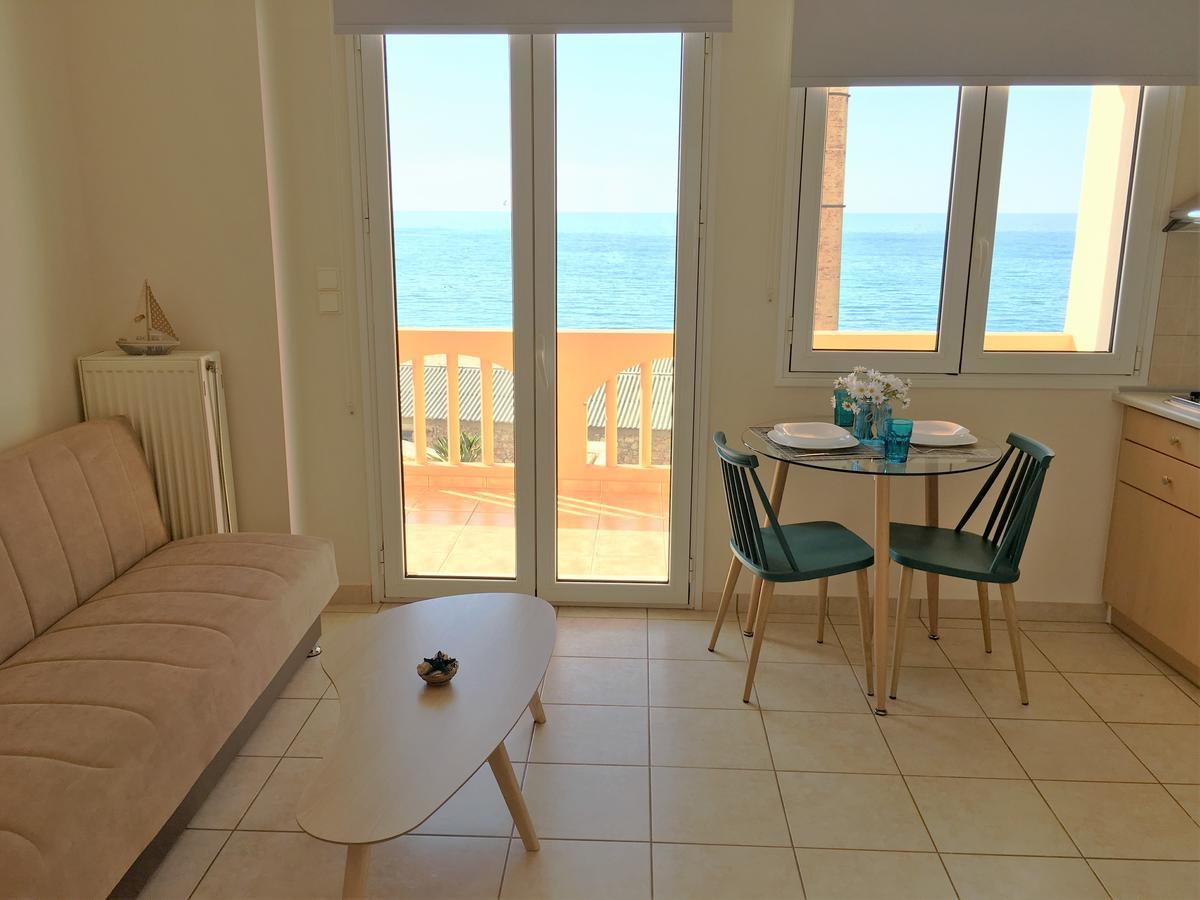 Koumpe Blue Sea View Apartment Rethymno Exterior foto